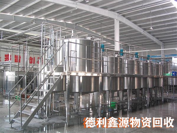 乳品設備回收，飲料設備回收，生產線設備回收